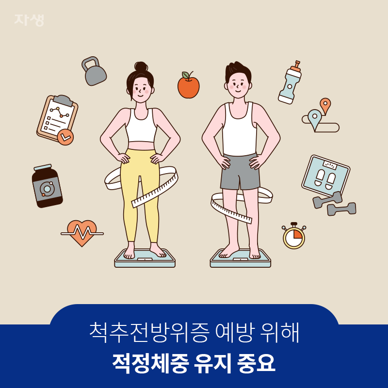 참고 이미지 : 척추전방위증 예방 위해 적정체중 유지 중요 | 자생한방병원·자생의료재단